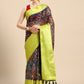 Women's Pichwai Muga Silk Digital Print Saree