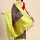 Women's Pichwai Muga Silk Digital Print Saree