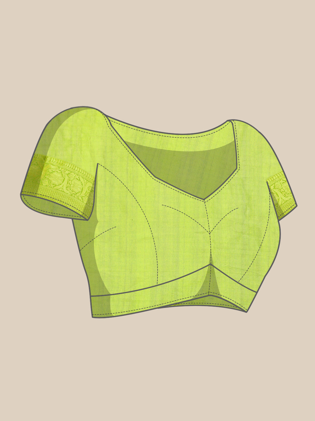 Women's Pichwai Muga Silk Digital Print Saree