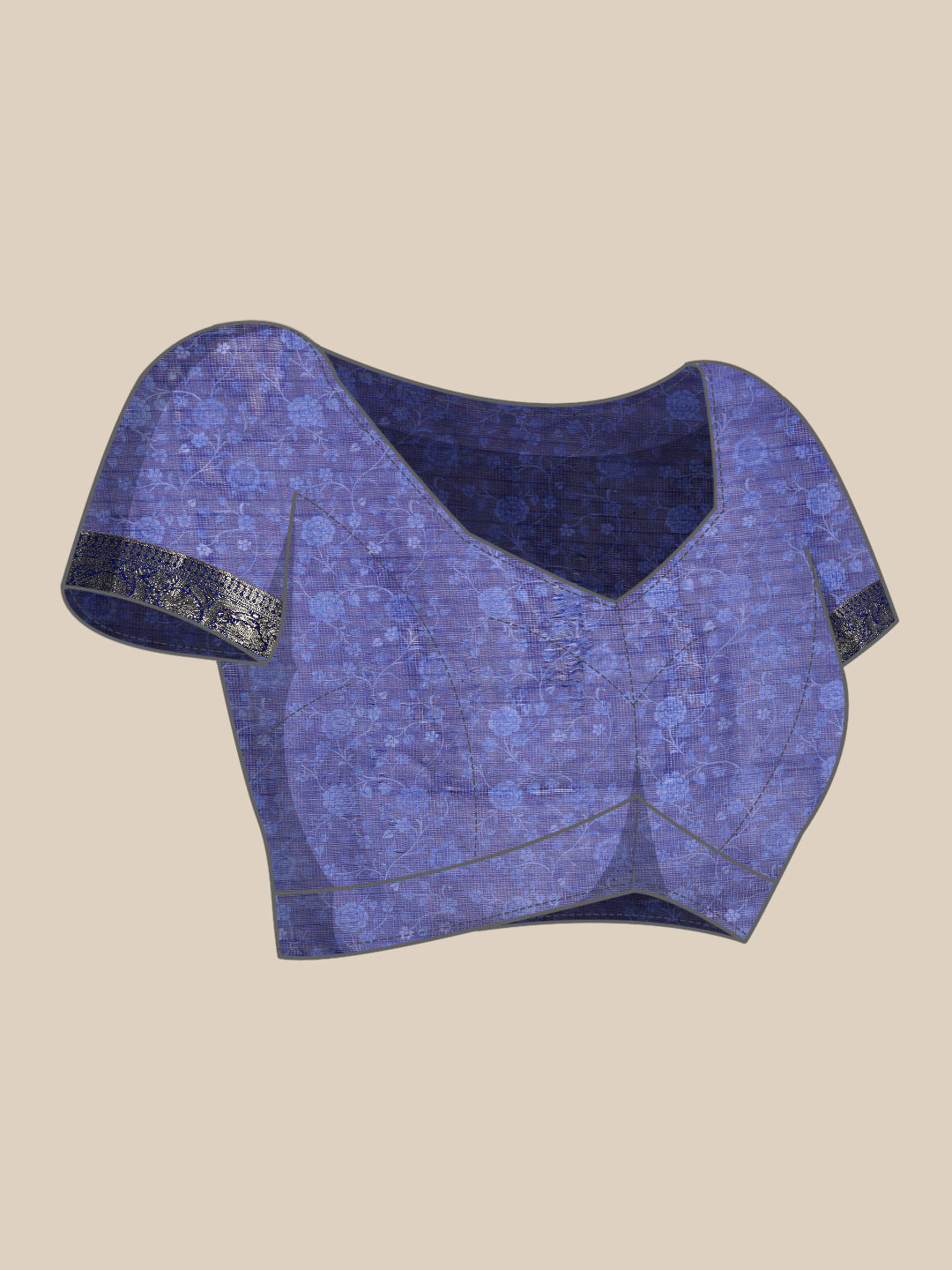 Women's Pichwai Muga Silk Digital Print Saree