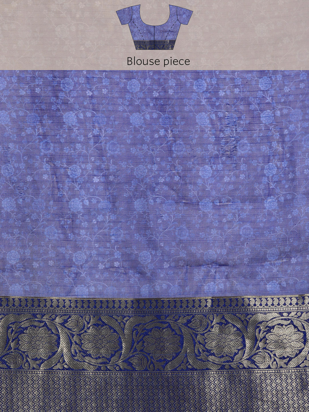 Women's Pichwai Muga Silk Digital Print Saree