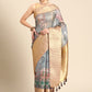 Women's Pichwai Muga Silk Digital Print Saree