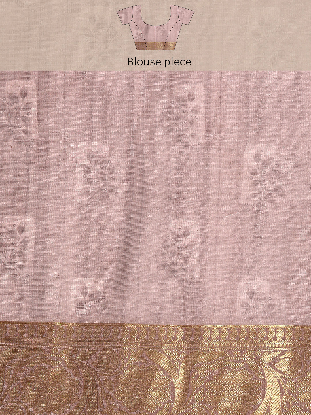 Women's Pichwai Muga Silk Digital Print Saree