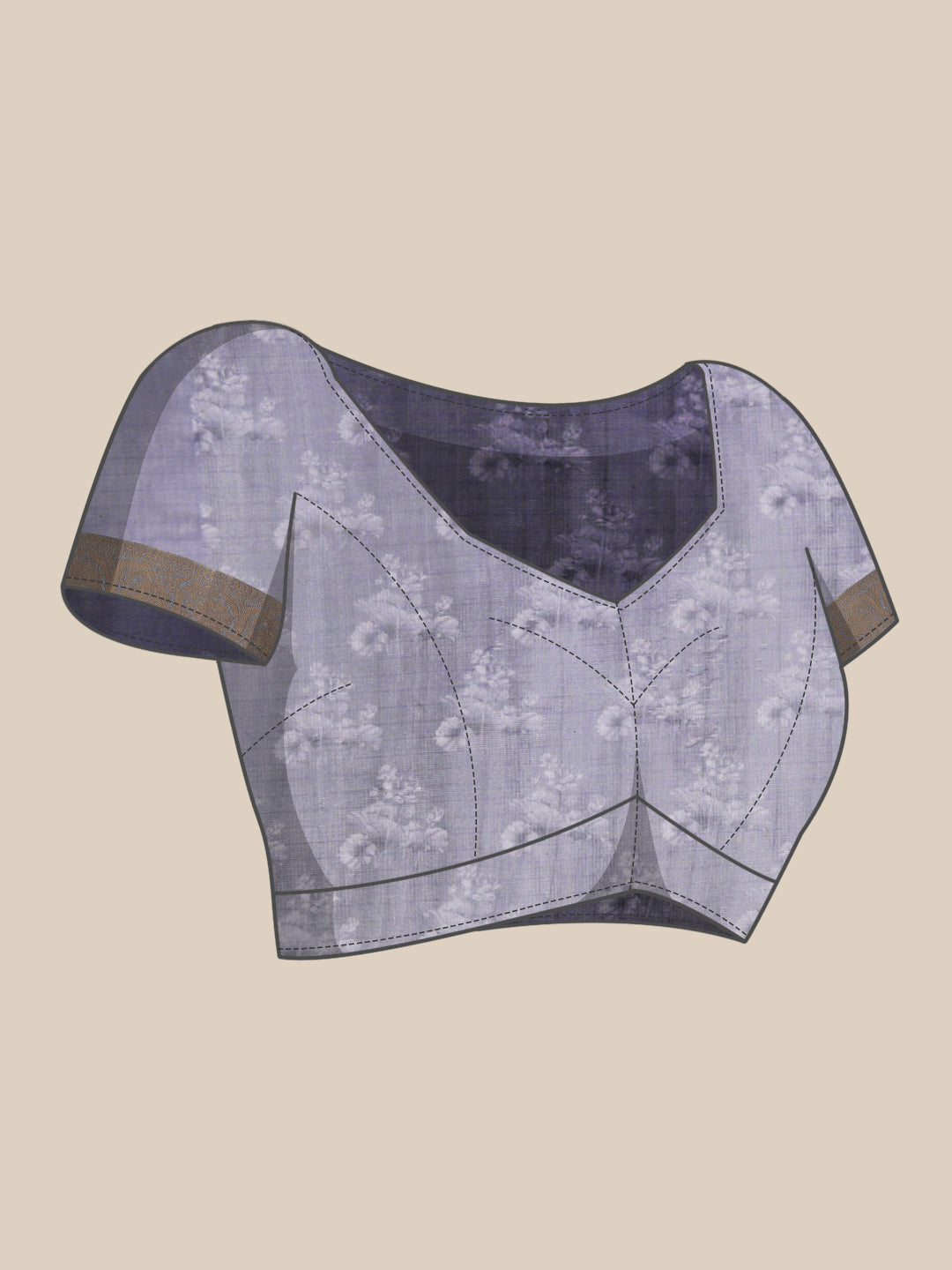 Women's Pichwai Muga Silk Digital Print Saree