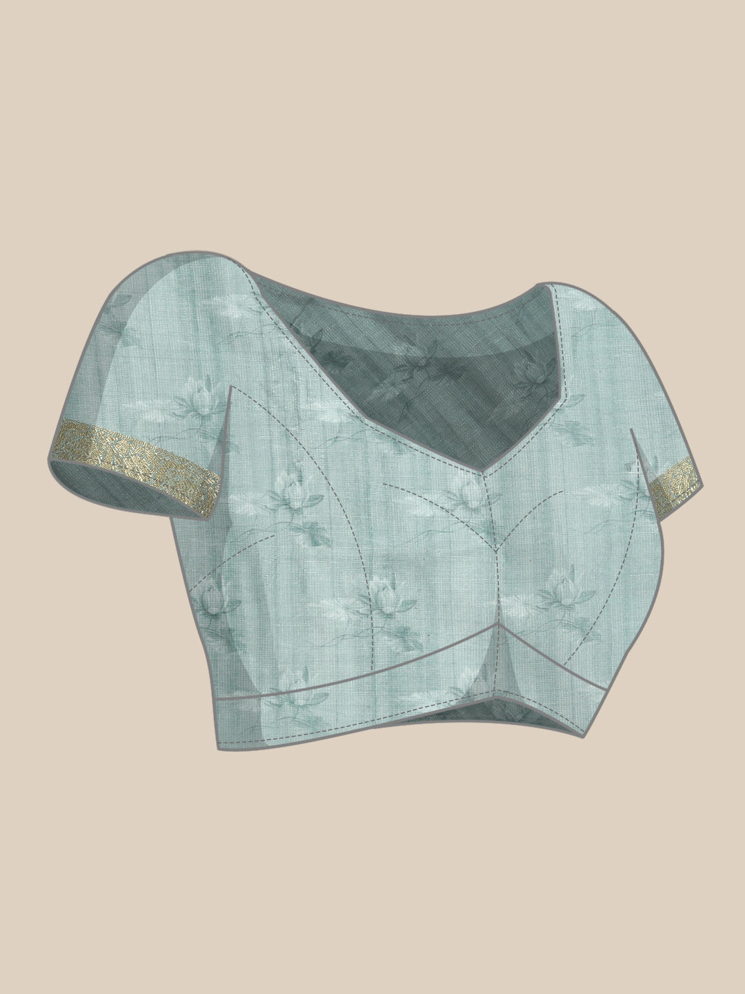 Women's Pichwai Muga Silk Digital Print Saree