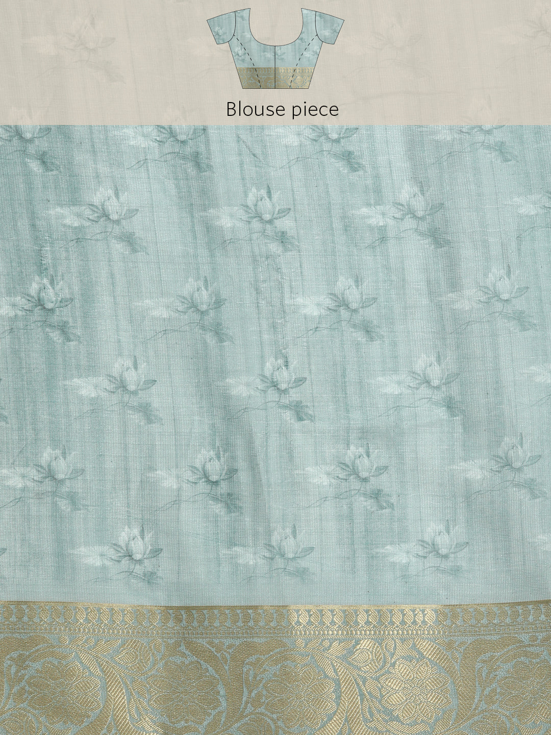 Women's Pichwai Muga Silk Digital Print Saree