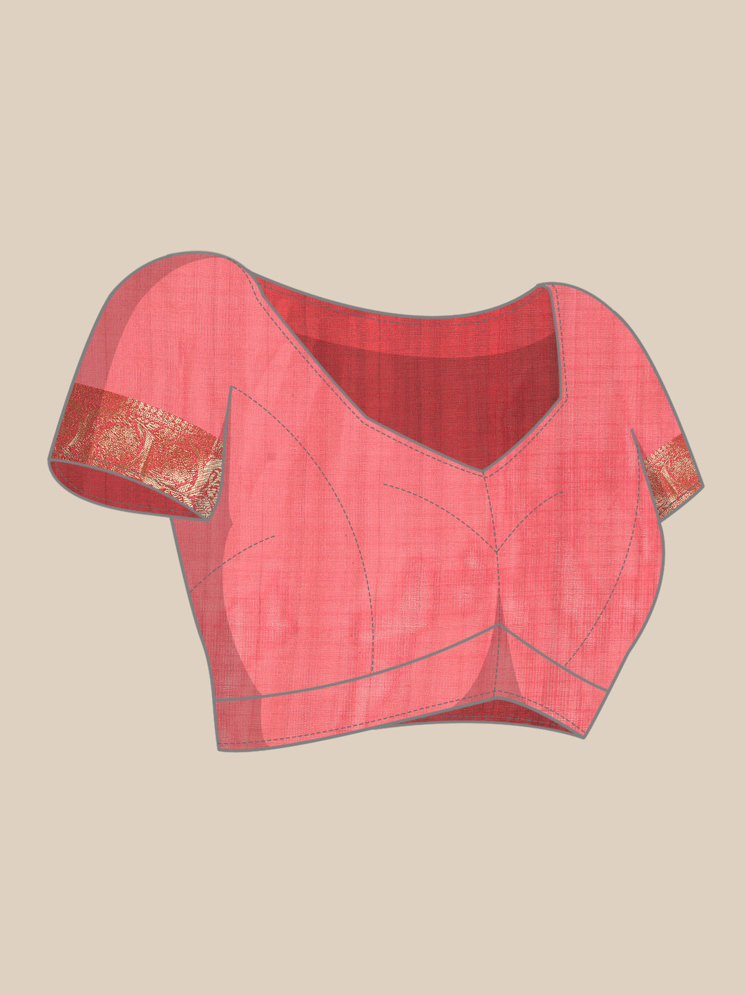 Women's Pichwai Muga Silk Digital Print Saree