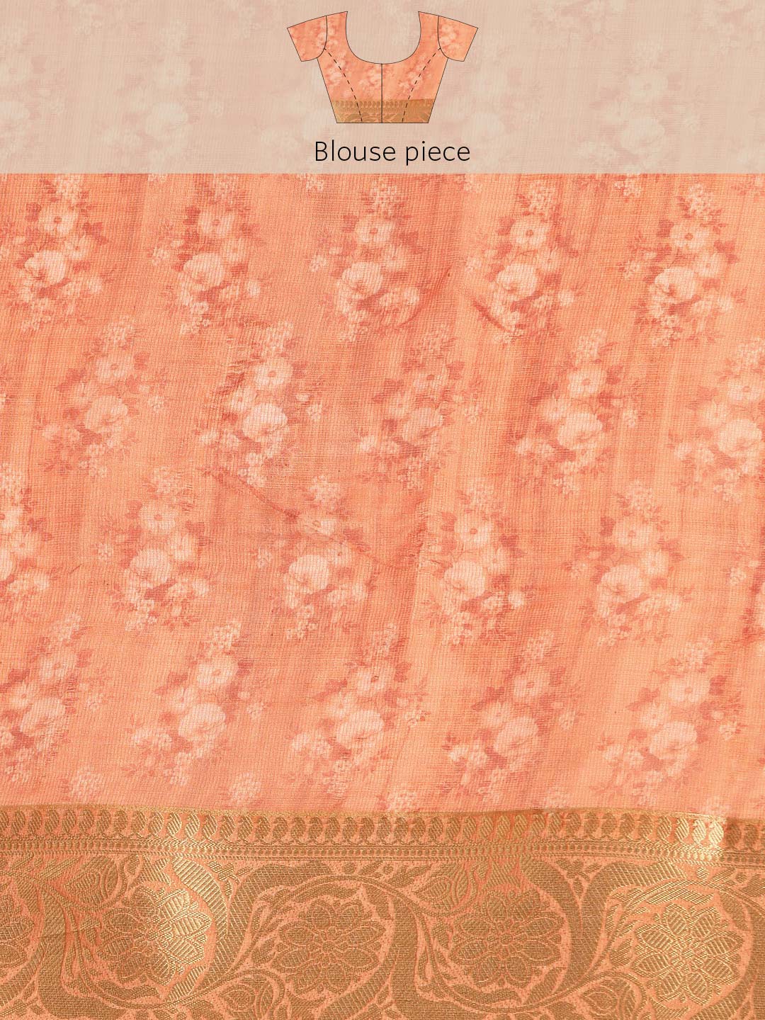Women's Pichwai Muga Silk Digital Print Saree