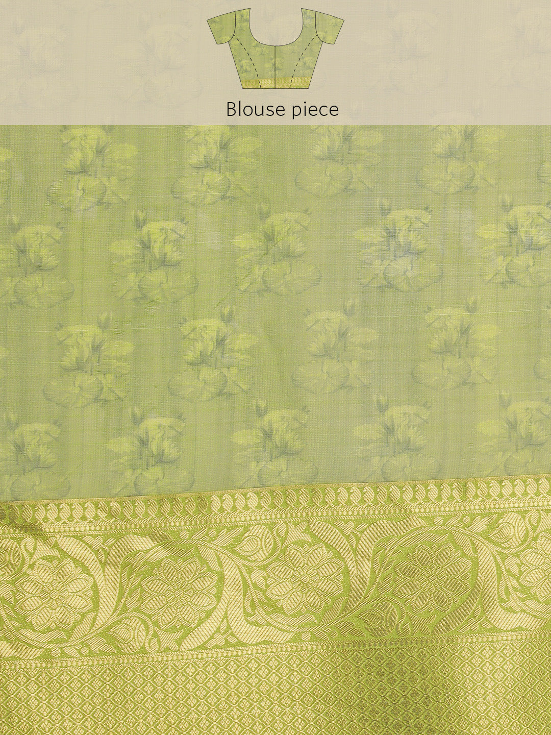 Women's Pichwai Muga Silk Digital Print Saree