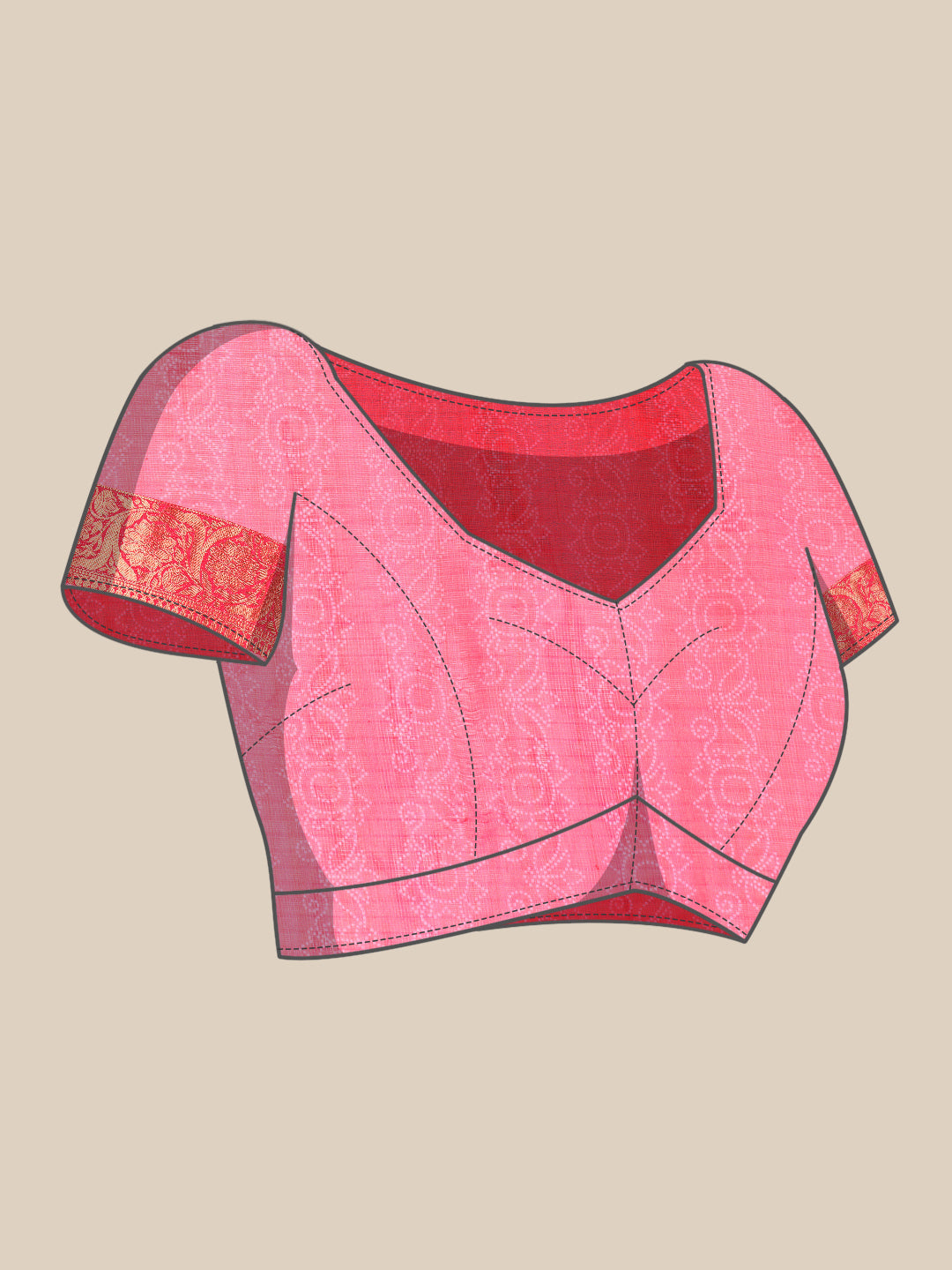 Women's Pichwai Muga Silk Digital Print Saree