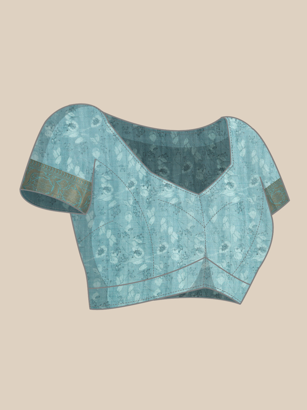 Women's Pichwai Muga Silk Digital Print Saree