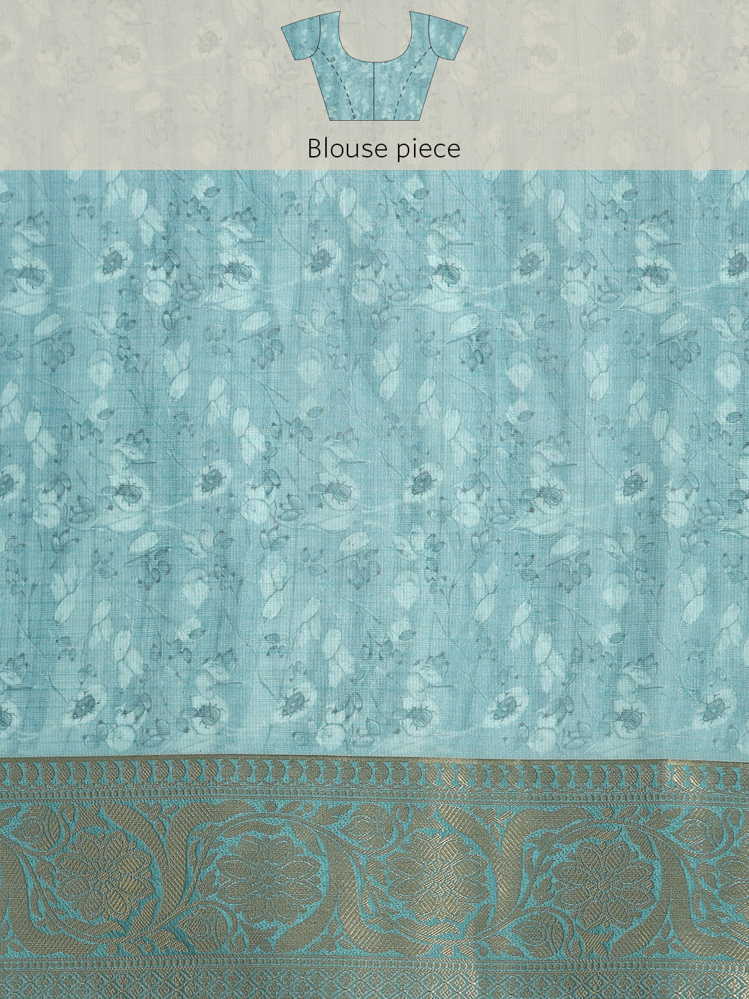 Women's Pichwai Muga Silk Digital Print Saree