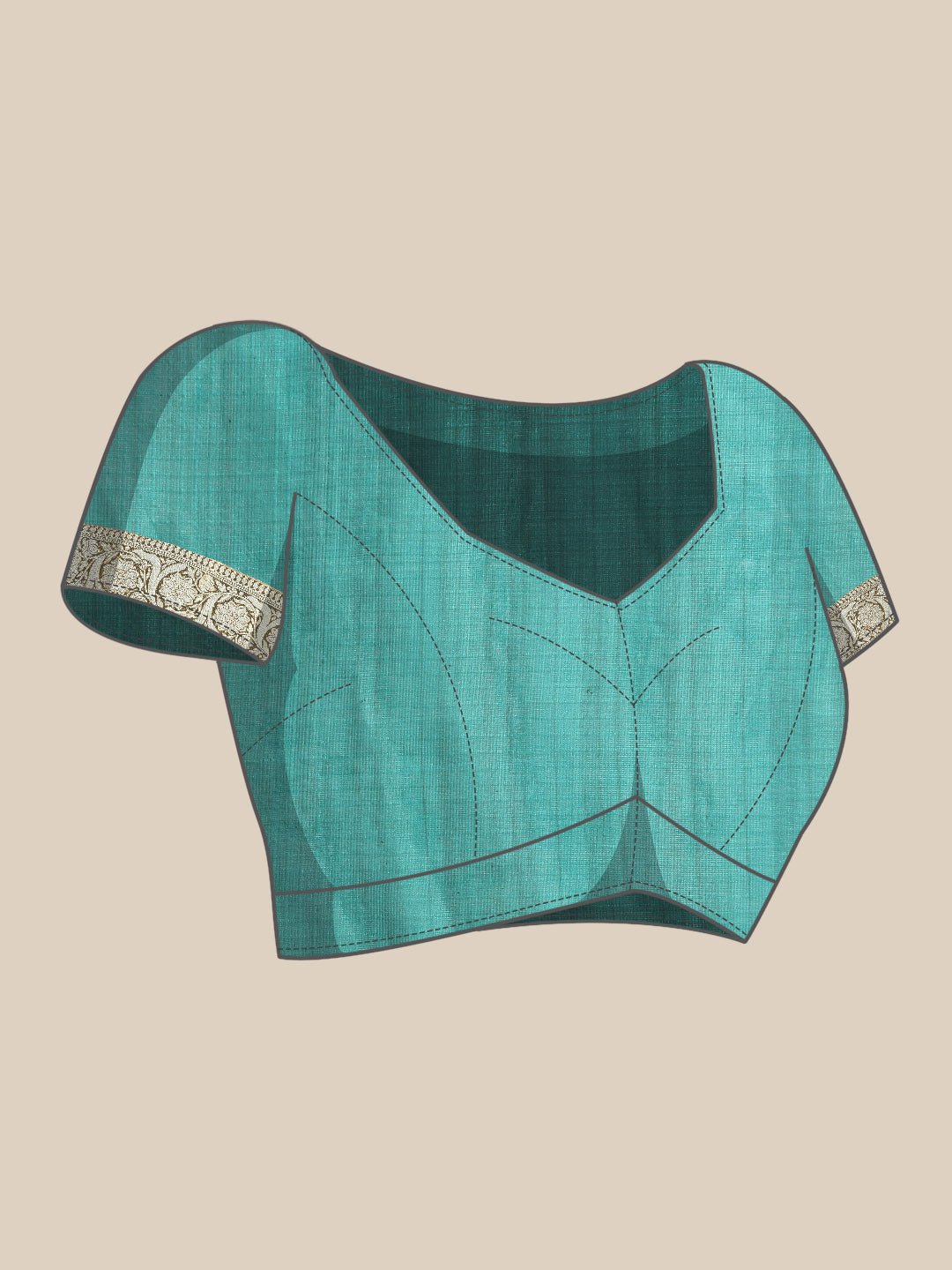 Women's Pichwai Muga Silk Digital Print Saree