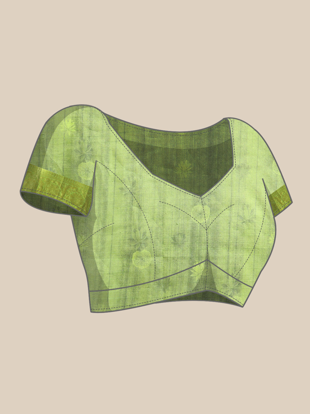 Women's Pichwai Muga Silk Digital Print Saree