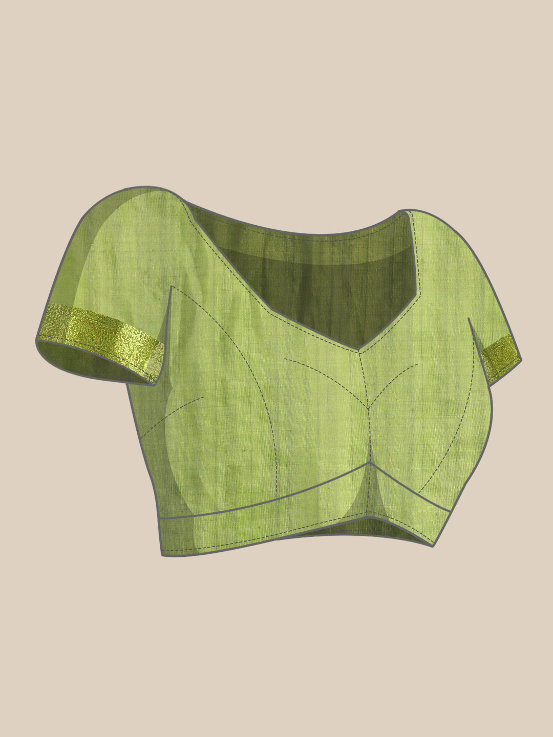 Women's Pichwai Muga Silk Digital Print Saree