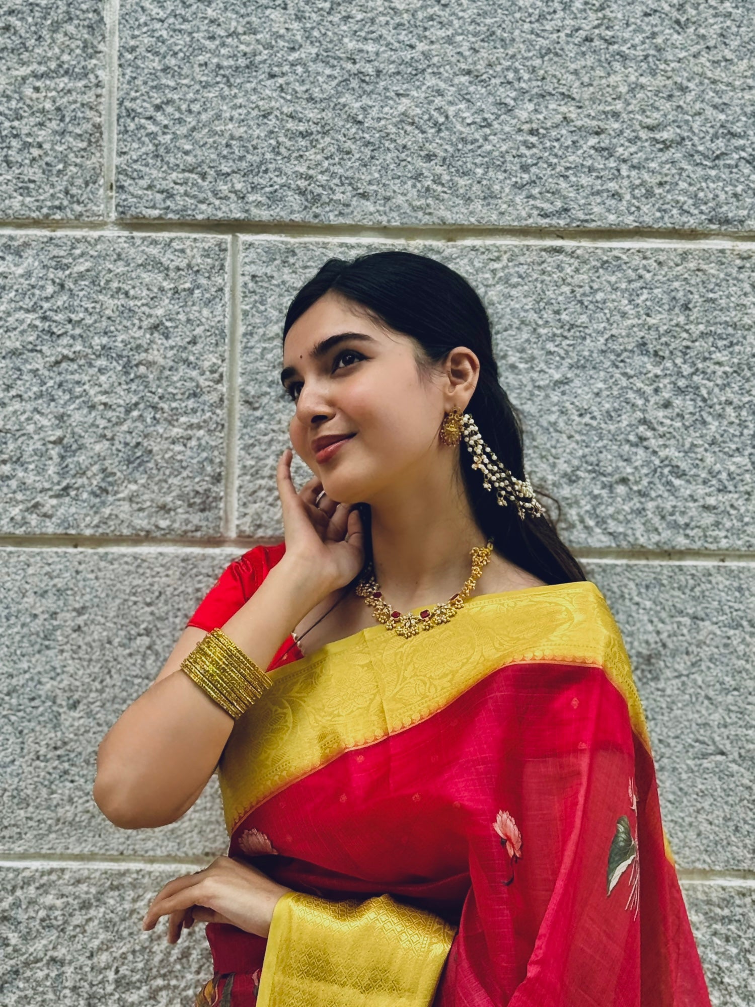 Women's Pichwai Muga Silk Digital Print Saree