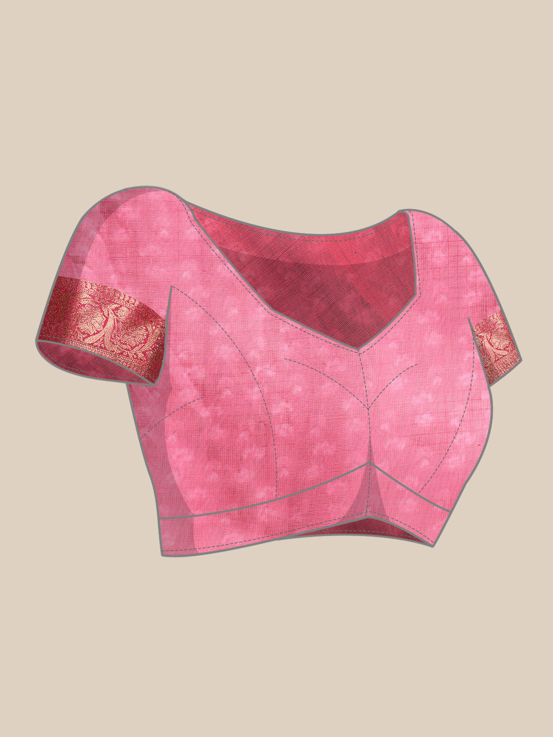 Women's Pichwai Muga Silk Digital Print Saree