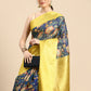 Women's Pichwai Muga Silk Digital Print Saree