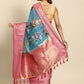 Women's Pichwai Muga Silk Digital Print Saree