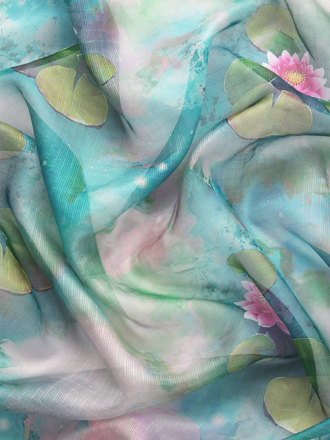 Women's Pichwai Muga Silk Digital Print Saree