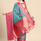 Women's Pichwai Muga Silk Digital Print Saree