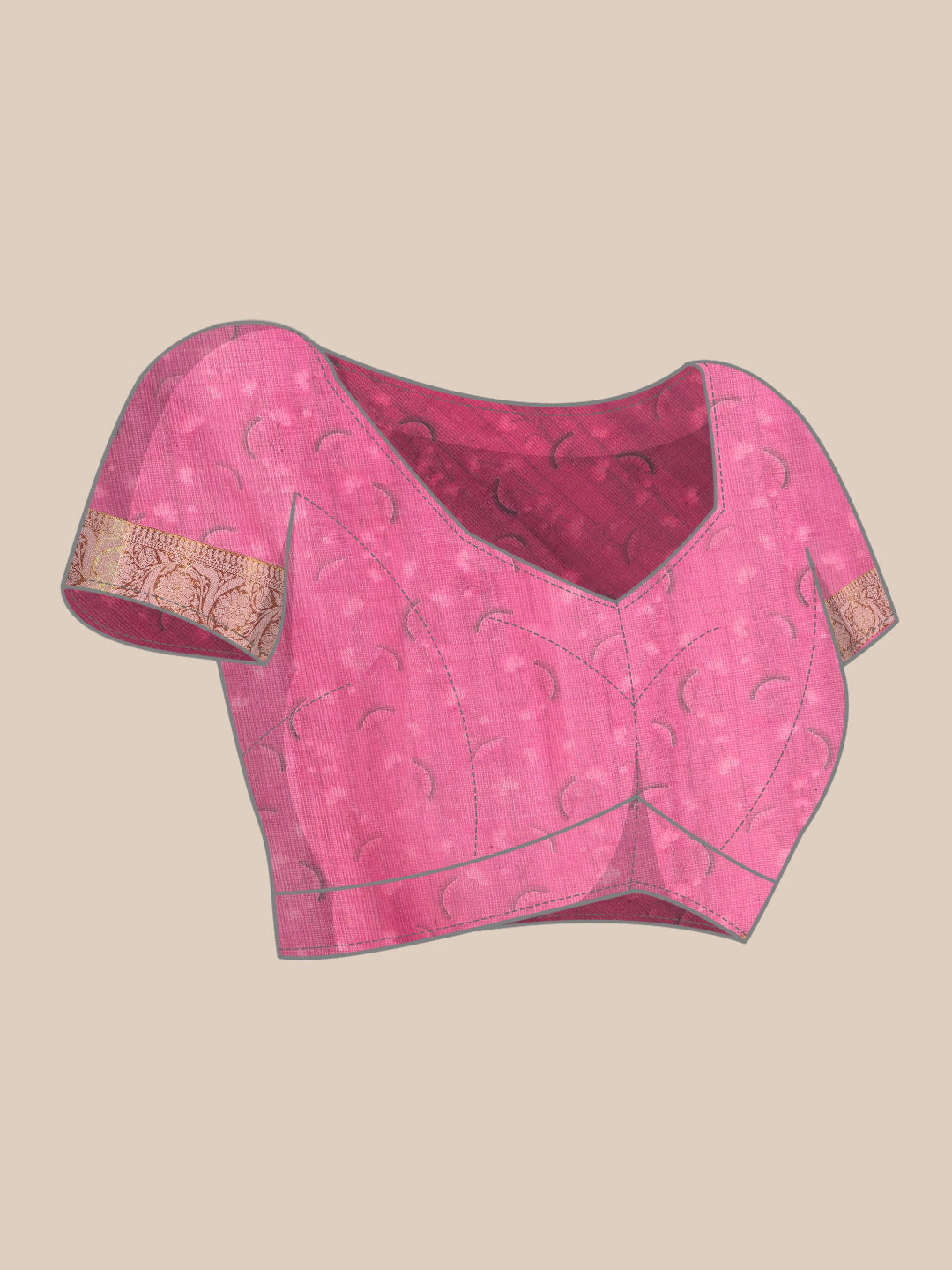 Women's Pichwai Muga Silk Digital Print Saree