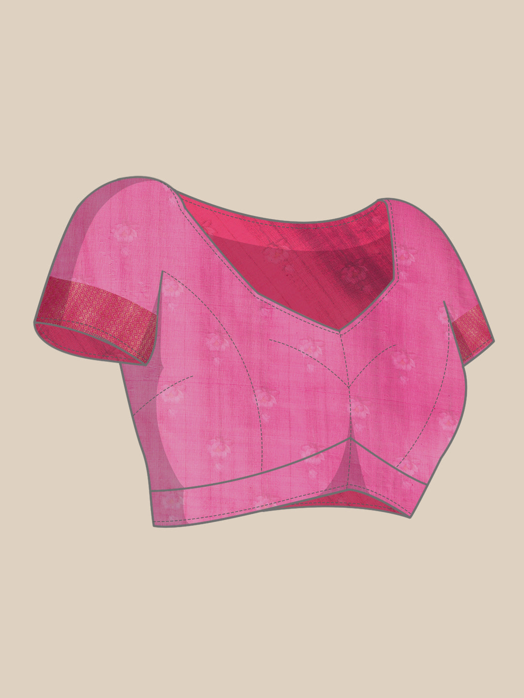 Women's Pichwai Muga Silk Digital Print Saree