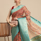 Women's Pichwai Muga Silk Digital Print Saree
