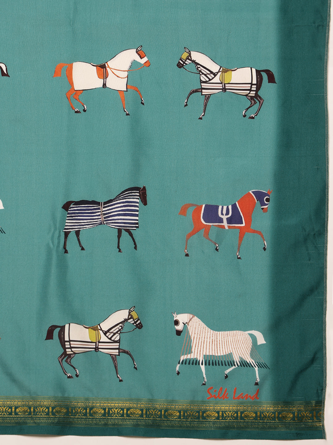 Women's Animal Printed Silk Scarf