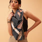 Women's Animal Printed Silk Scarf