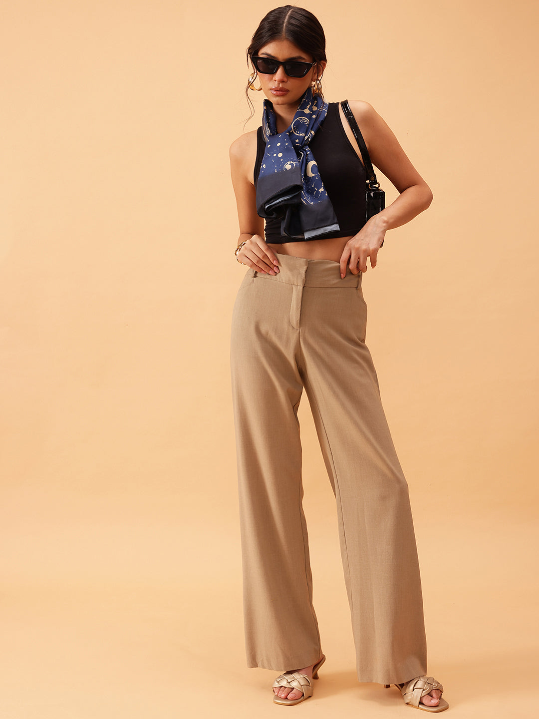 Universe Design Printed Silk Scarf