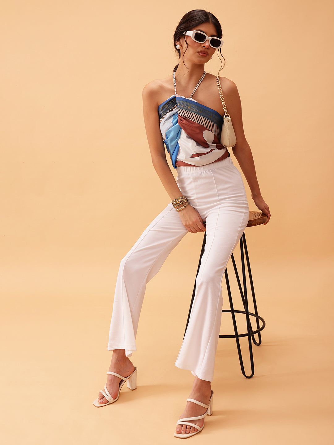 Women's Animal Printed Silk Scarf