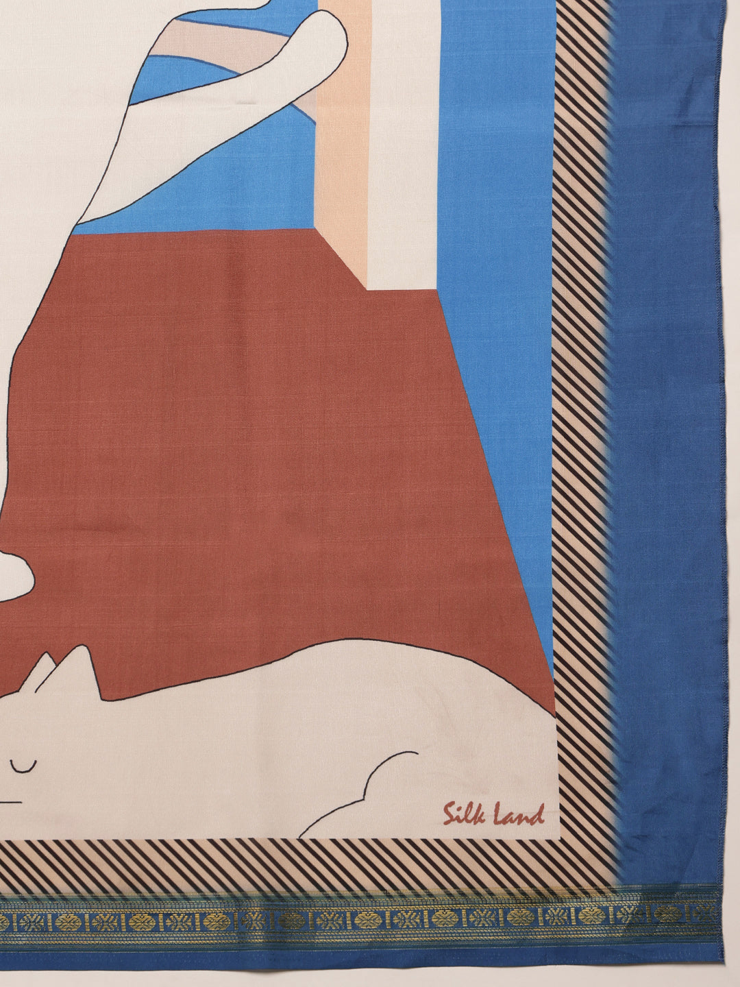 Women's Animal Printed Silk Scarf