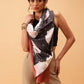Women's Floral Printed Silk Scarf