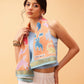 Women's Animal Printed Silk Scarf