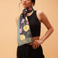 Women's Floral Printed Silk Scarf