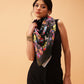 Abstract Printed Silk Scarf