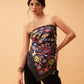 Abstract Printed Silk Scarf