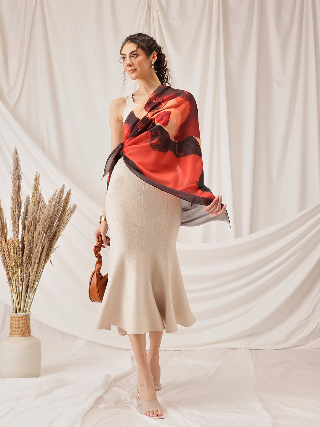 Women Printed Soft Cotton Scarf