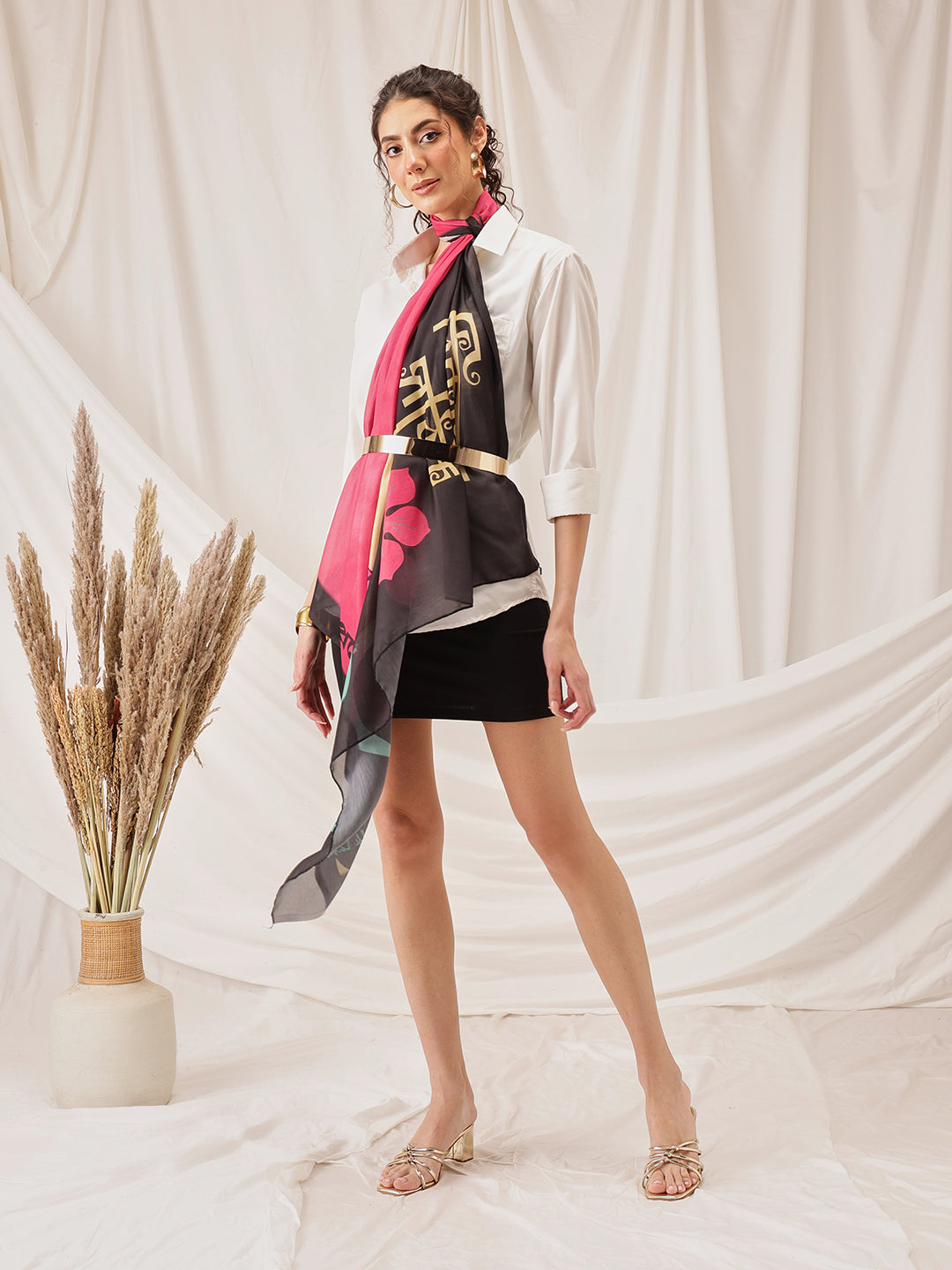 Women Printed Soft Cotton Scarf