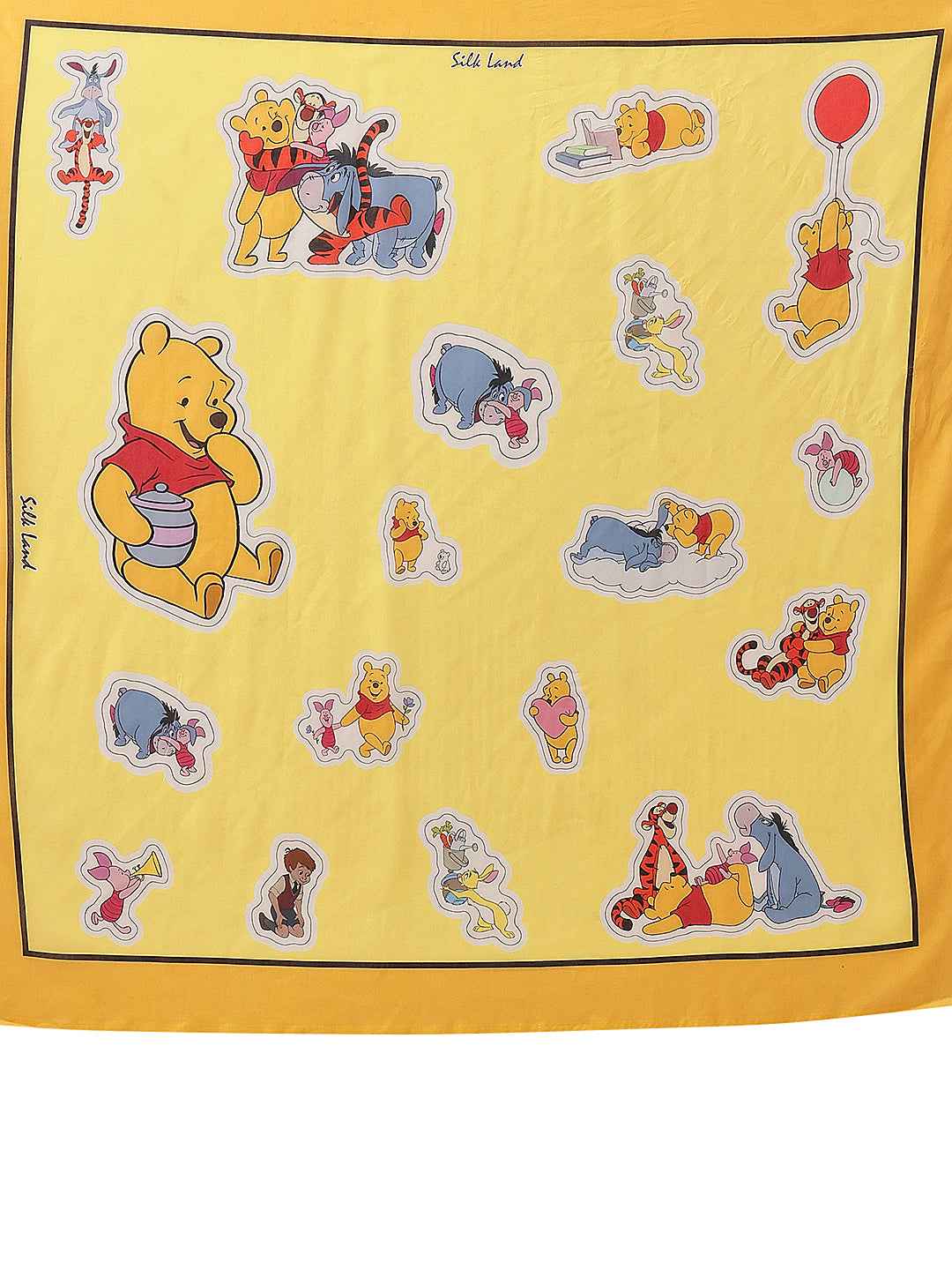 Winnie The Pooh Printed Soft Cotton Scarf