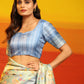 Kanchipuram Pattu Digital Print Silk Saree