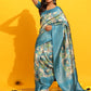 Kanchipuram Pattu Digital Print Silk Saree