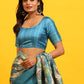 Kanchipuram Pattu Digital Print Silk Saree