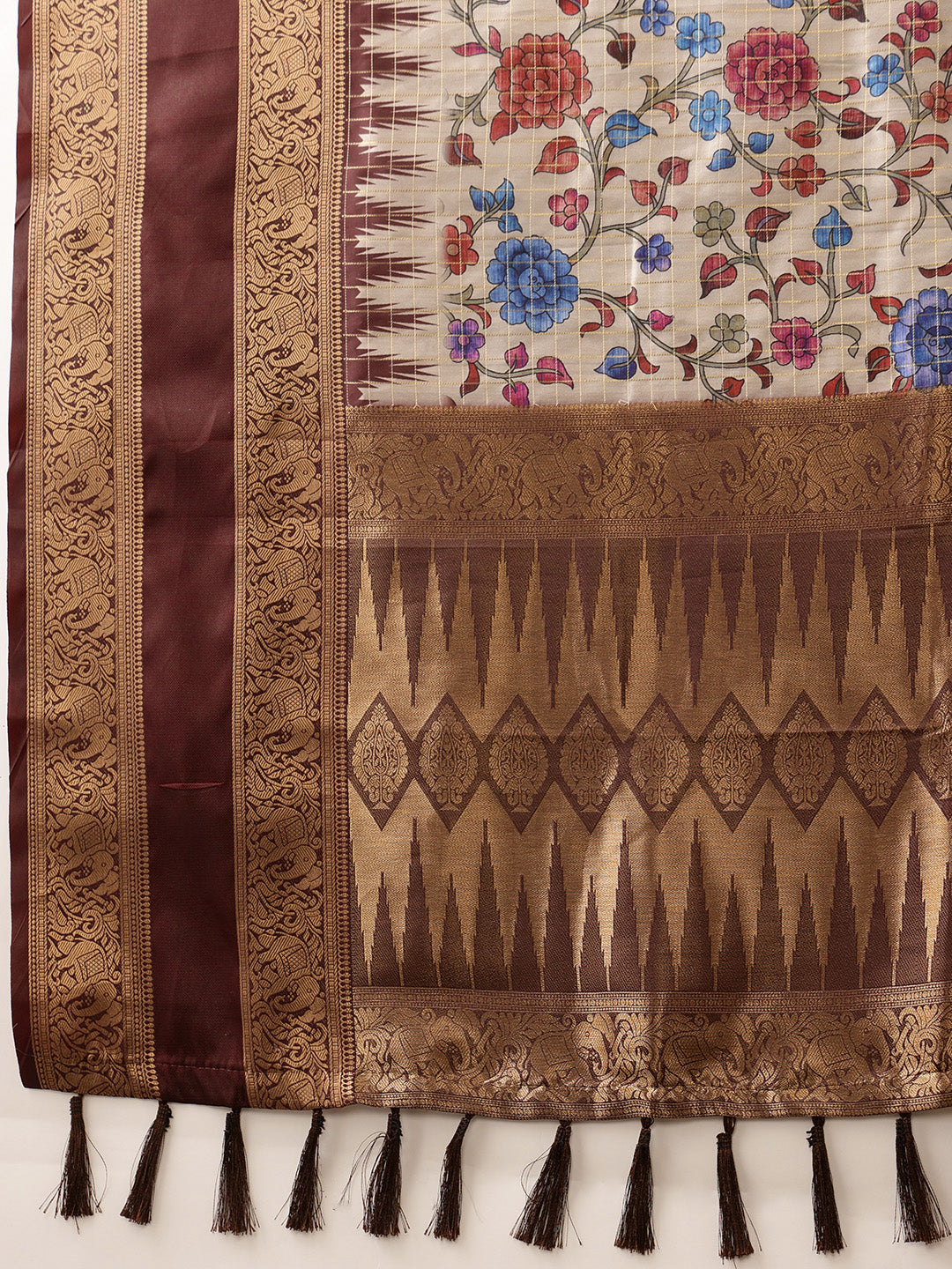 Banarasi Soft Silk Pattu Saree With Zari Woven Border