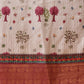Kanjivaram Floral Printed Stunned Motifs Zari Woven Saree With Tassels