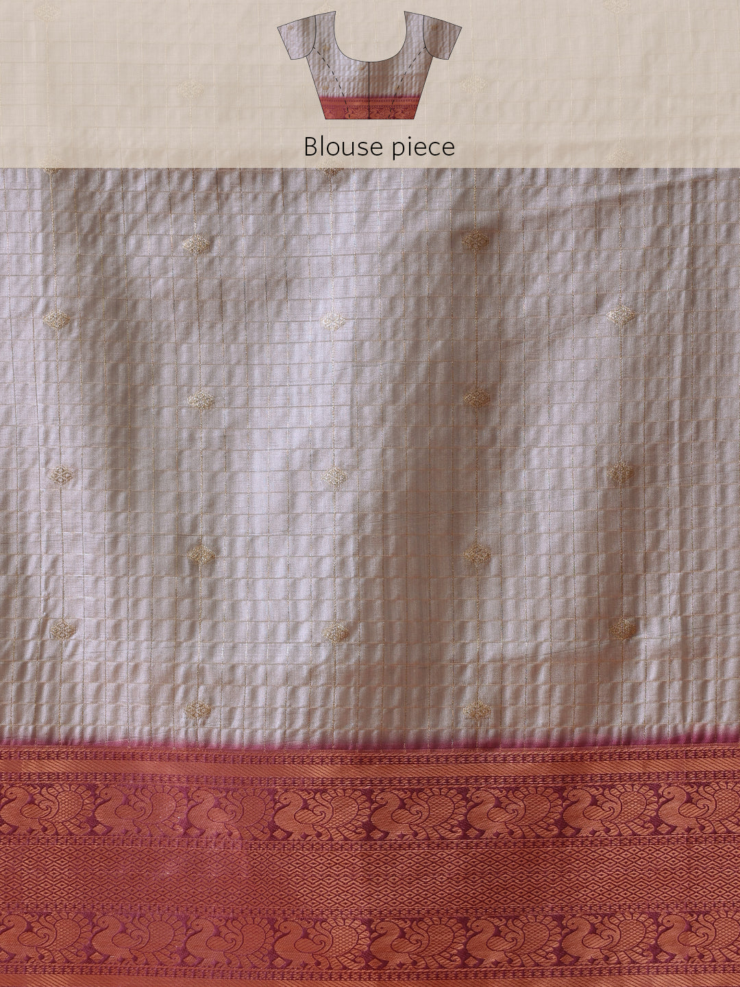 Kanjivaram Floral Printed Stunned Motifs Zari Woven Saree With Tassels