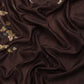 Kanchipuram Pattu Silk Floral Printed Zari Woven Border Saree