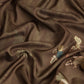 Kanchipuram Pattu Silk Floral Printed Zari Woven Border Saree