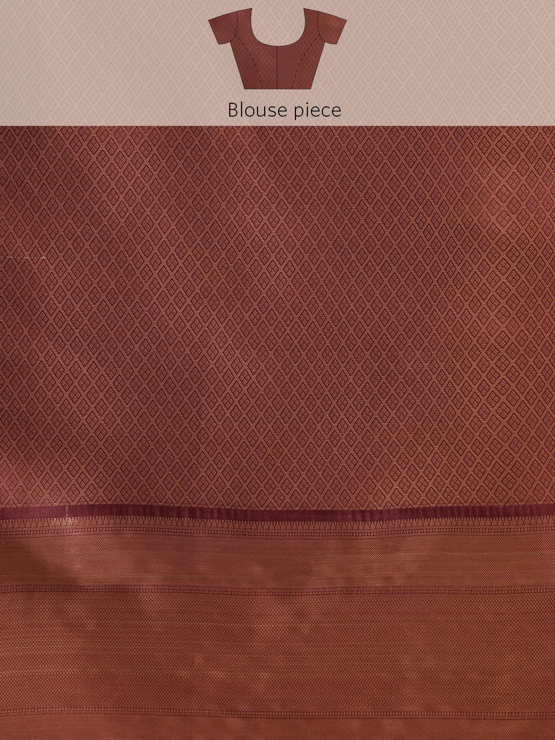 Kanchipuram Pattu Silk Floral Printed Zari Woven Border Saree